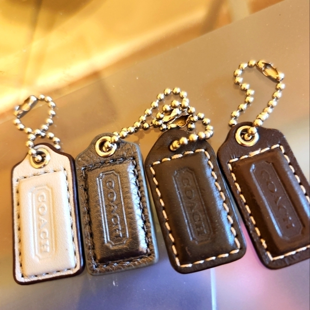 Coach Hang Tags 4, Sizes: 1.5 X 3/4 inches